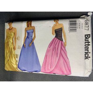 Butterick Misses Dress Sewing Pattern Size 8 10 12 14 16 18 20 22 6877 - Uncut 2